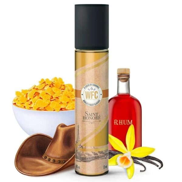 E-liquide WFC - Saint Honoré 60ml (Tabac, Vanille, Céréales torréfiées, Rhum vieilli)