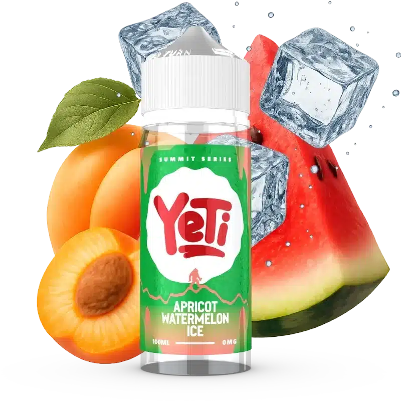 E-liquide Yéti Summit - Apricot Watermelon 100ml (Abricot, Pastèque, Frais)