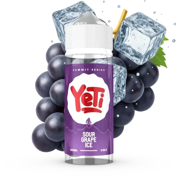 E-liquide Yéti Summit Sour Grape Ice 100ml (Raisin, Frais, Ice)