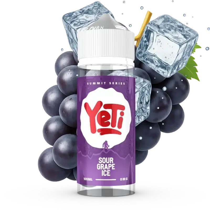 E-liquide Yéti Summit Sour Grape Ice 100ml (Raisin, Frais, Ice)