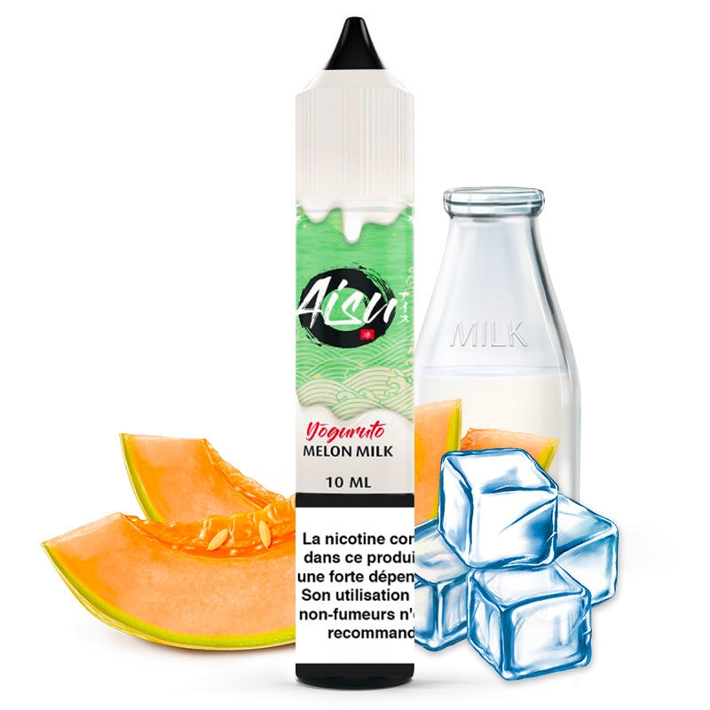 Melon Milk 0% Sucralose Sels de nicotine Aisu ( Mix de lait frais et melon )