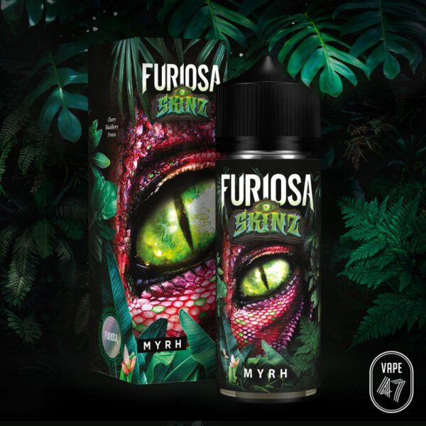 E-liquide Furiosa Skinz - Myrh 100ml (Mûre, cerise)