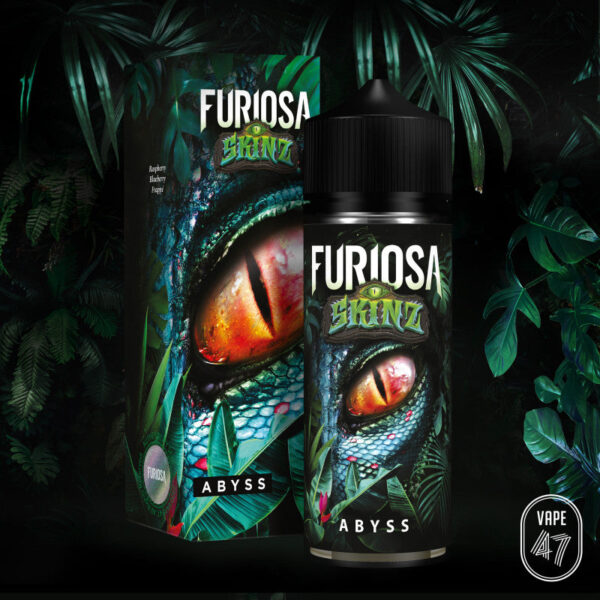 E-liquide Furiosa Skinz - Abyss 100ml (Framboise, Myrtille)