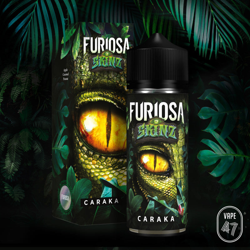 E-liquide Furiosa Skinz - Caraka 100ml (Pomme caramélisées, cacahuètes torréfiées)