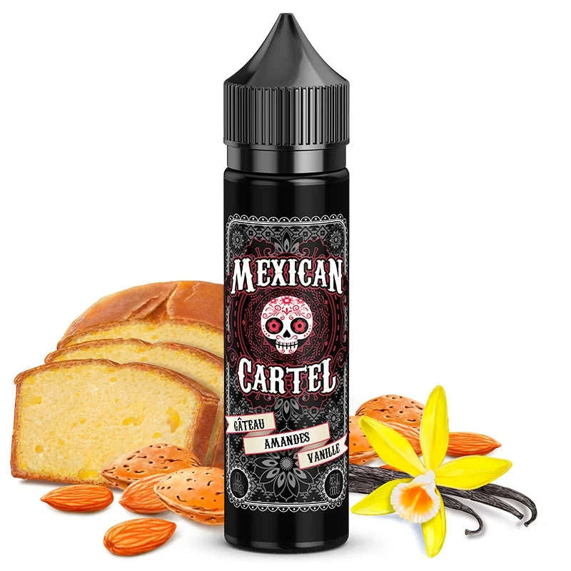 E-liquide Mexican Cartel - Gâteau, Amandes, Vanille 50ml (Gâteau, Amandes, Vanille)