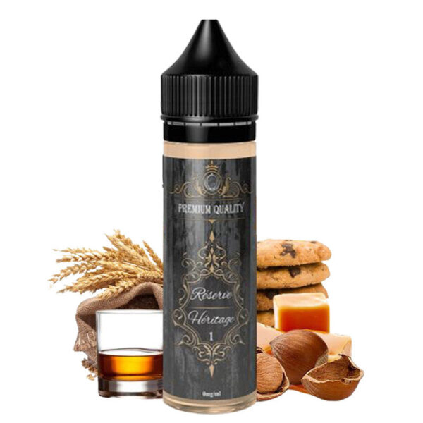 E-liquide O'JLab - Réserve Heritage n°1 50ml (Whisky, Caramel, Cookie, noisettes grillées, bourbon, notes boisées)
