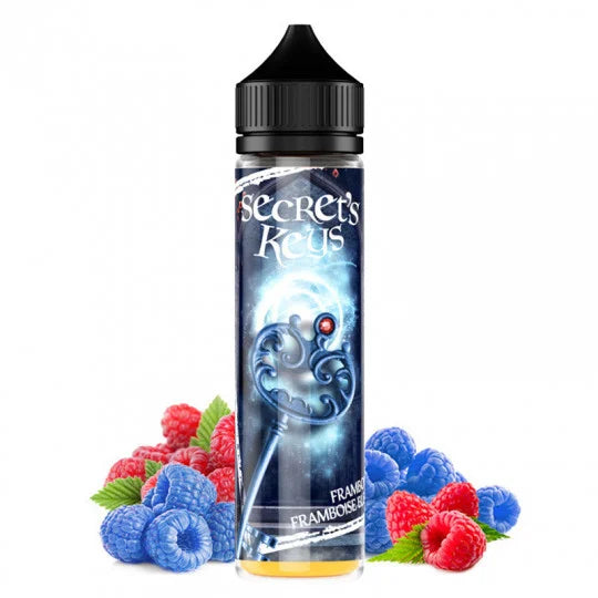 E-liquide Secret's Lab - Blue Key 50ml (Framboises, Framboises bleues)