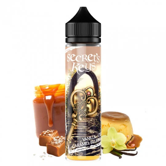 E-liquide Secret's Lab - Golden Key 50ml (Crême vanille, Caramel au beurre salé)