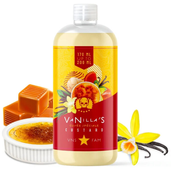 E-liquide VNS – Vanilla's 200ml (Custard, Vanille, Caramel)