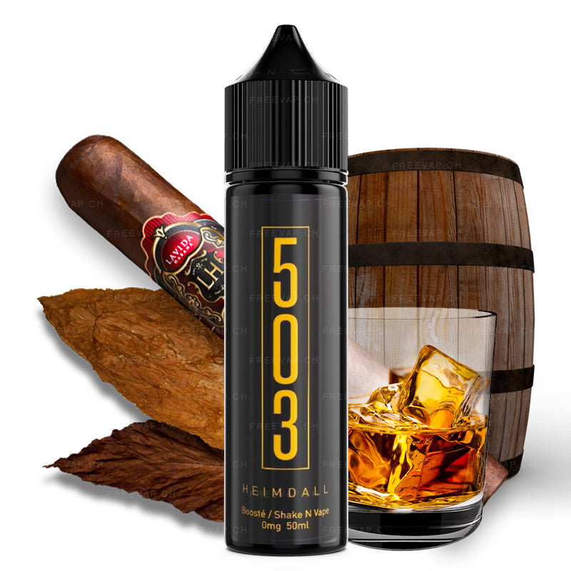 E-liquide 503 - Heimdall 50ml (Tabac cigare, Whisky)