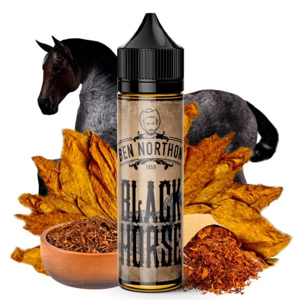 E-liquide Ben Northon - Black Horse 50ml (Tabac grillé, Note boisée)