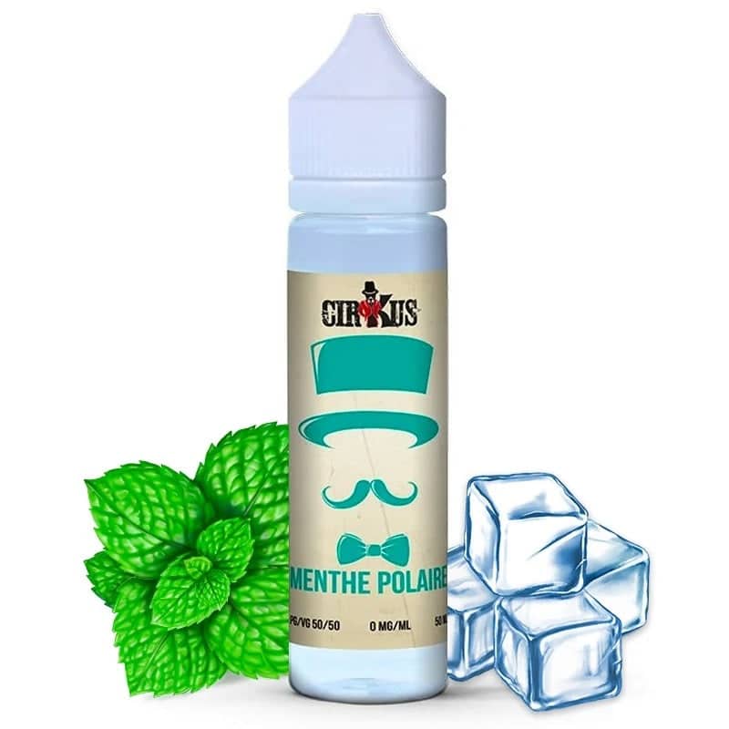 E-liquide Cirkus - Menthe Polaire 50ml (Menthe glaciale, Ice)