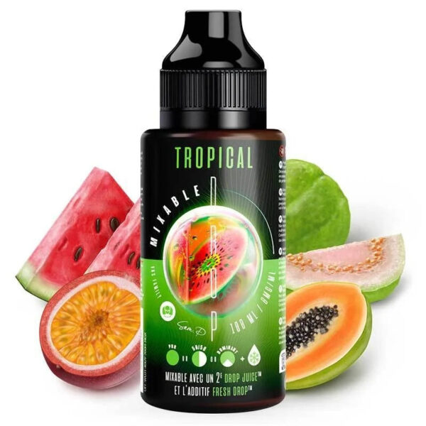 E-liquide VNS - Tropical Drop 120ml (Pastèque, Fruit de la passion, Goyave, Papaye)