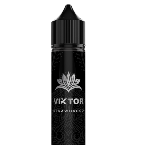E-liquide Vape Cellar Viktor - Strawbacco 60ml (Tabacs Cavendish léger, Kentucky, Virginia, Fraise subtile, Coriandre)