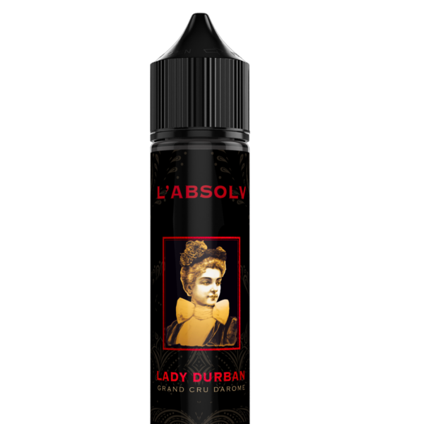 E-liquide Vape Cellar L'Absolv - Lady Durban 60ml (Tabacs Black Cavendish, Kentucky, Burley, Noix torréfiée, Vanille)