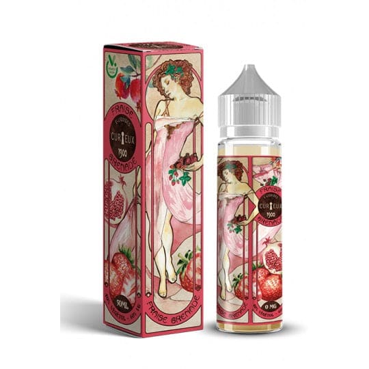 E-Liquide Curieux - Edition 1900 - Fraise Grenade 50ml (Fraise, Grenade)