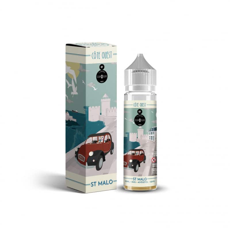 E-liquide Curieux - Edition Côte Ouest - St Malo 50ml (Crêpe, caramel au beurre salé)