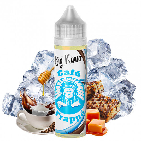 E-liquide O'JLab - Big Kawa Frappé 50ml (Café, Lait, Caramel, Noisette, Gaufrette, Frais, Ice)