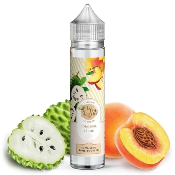 E-liquide Le Petit Verger - Corossol Pêche longfill 50ml (Corossol, Pêche)
