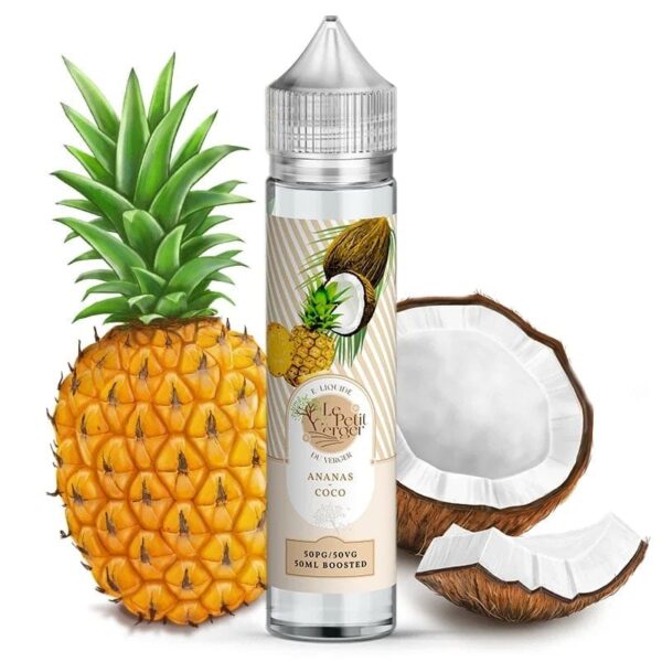 E-liquide Le Petit Verger - Ananas Coco longfill 50ml (Ananas, Coco)