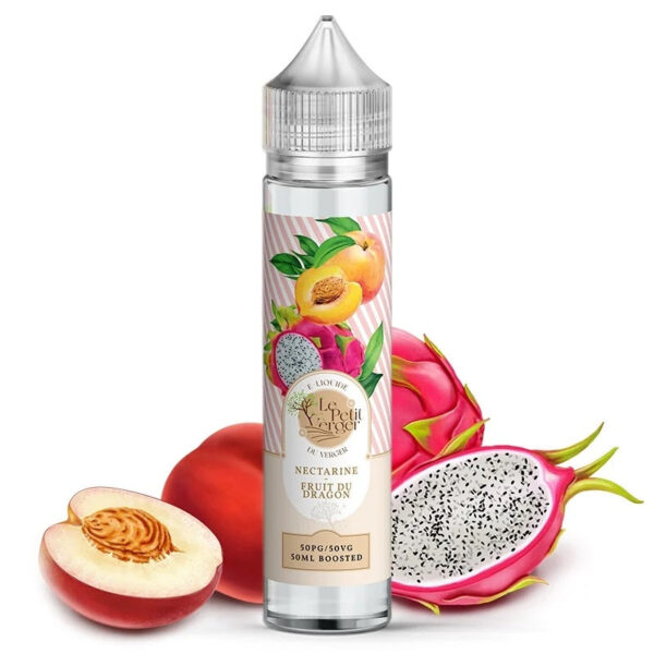 E-liquide Le Petit Verger - Nectarine Fruit du Dragon longfill 50ml (Nectarine, Fruit du Dragon)