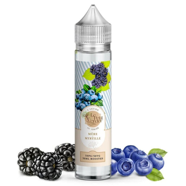 E-liquide Le Petit Verger - Mûre Myrtille longfill 50ml (Mûre, Myrtille)