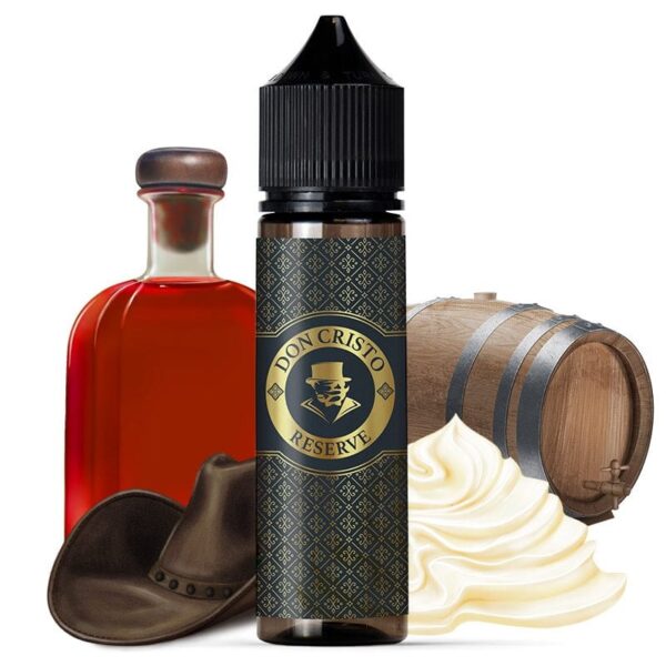 E-liquide Don Cristo Reserve 0% Sucralose PGVG Labs 50ml (Tabac cubain macérat, Crème, Grand Marnier, Vieilli en fût de chêne)