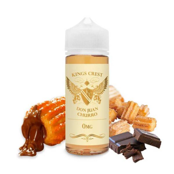 E-liquide Kings Crest - Don Juan Churro 100ml (Churros, Chocolat)
