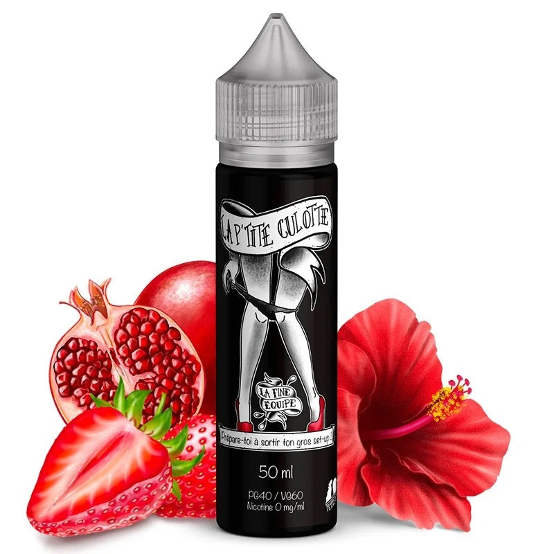 E-Liquide La Fine Équipe - La Ptite Culotte 50ml (Fraise, Grenade, Hibiscus)
