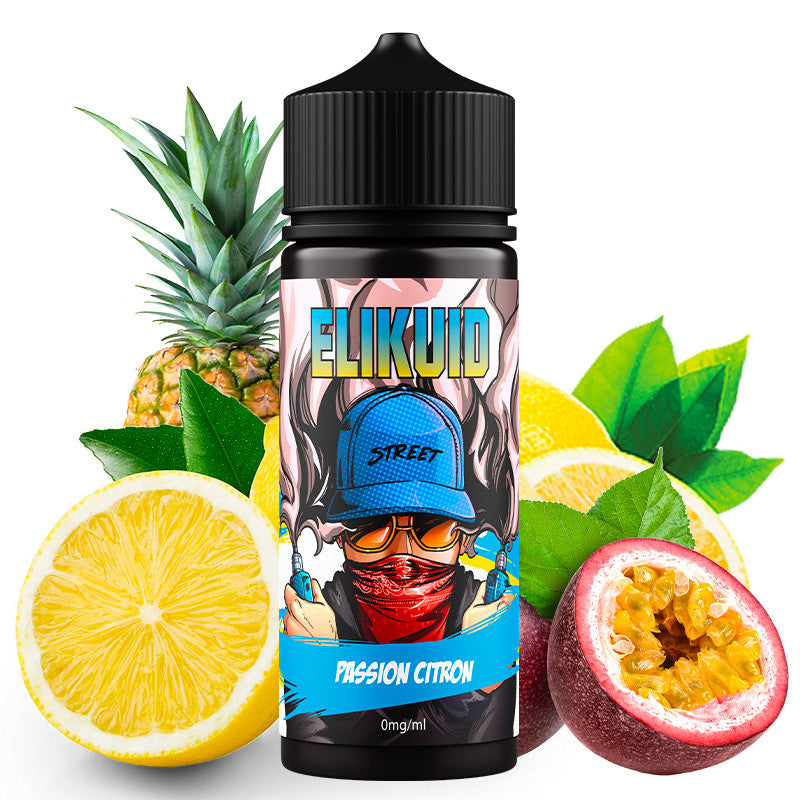 E-liquide O'JLab Elikuid Street - Passion Citron 100ml (Passion, Citron)