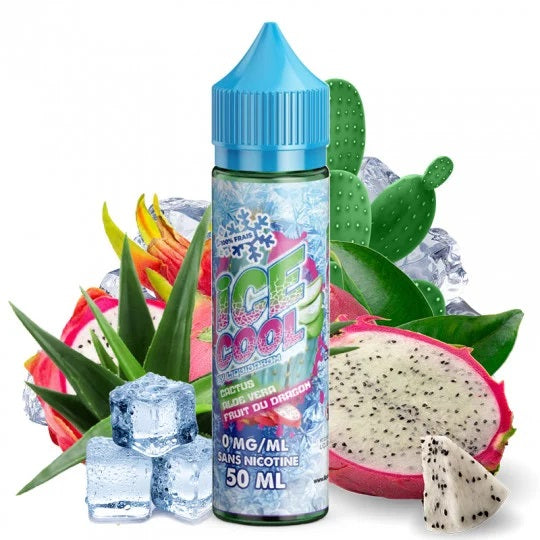 E-liquide Liquidarom - Ice Cool Cactus Aloe Vera Fruit du Dragon 50ml (Cactus, Aloe Vera, Fruit du Dragon, Frais, Ice)