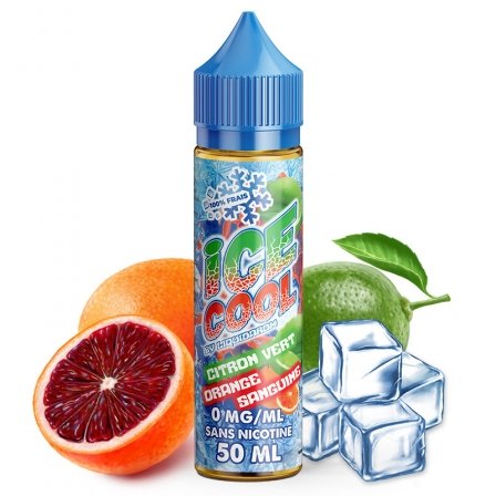 E-liquide Liquidarom - Ice Cool Citron vert Orange sanguine 50ml (Citron vert, Orange sanguine, Frais, Ice)