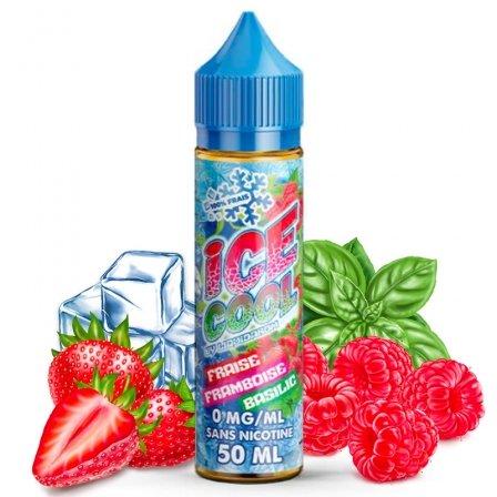 E-liquide Liquidarom - Ice Cool Fraise Framboise Basilic 50ml (Fraise, Framboise, Basilic, Frais, Ice)