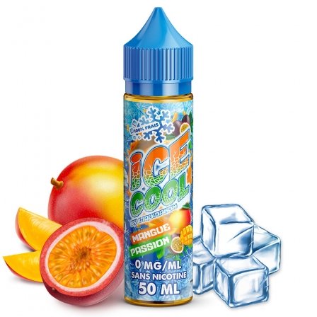 E-liquide Liquidarom - Ice Cool Mangue Passion 50ml (Mangue, Fruit de la passion, Frais, Ice)