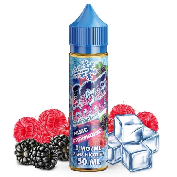 E-liquide Liquidarom - Ice Cool Mûre Framboise 50ml (Mûre, Framboise, Frais, Ice)