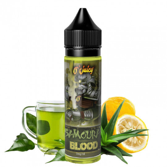 E-liquide O'JLab - Samouraï Blood 50ml (Thé vert, Citron yuzu, Aloé Vera)