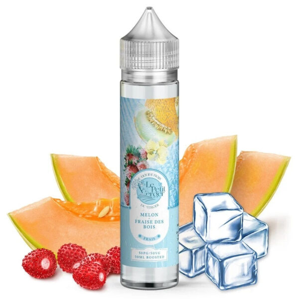 E-liquide Le Petit Verger - Melon Fraise des Bois longfill 50ml (Melon, Fraise des Bois, Frais, Ice)