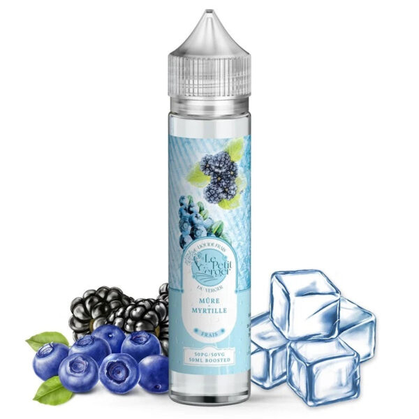 E-liquide Le Petit Verger - Mûre Myrtille longfill 50ml (Mûre, Myrtille, Frais, Ice)