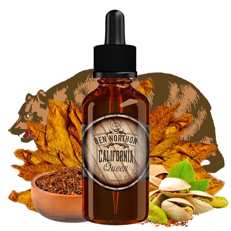 E-liquide Ben Northon - California Queen 40ml (Tabac blond, Pistache)
