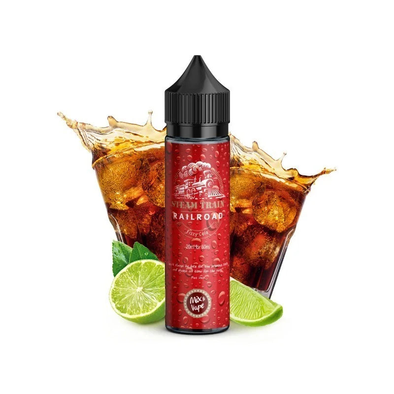 E-liquide Steam Train - Railroad longfill 60ml (Cola, Citron)