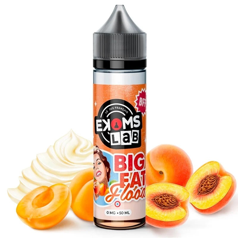 Ekoms - Big Fat Flood 60ml (Crème, Abricot, Pêche, Nectarine)