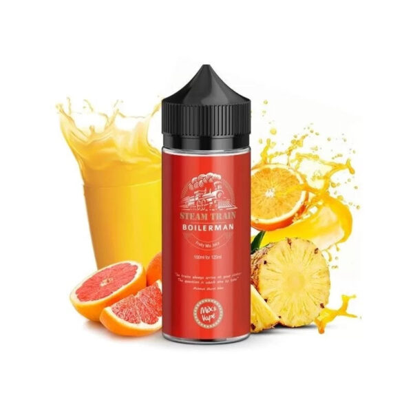 E-liquide Steam Train - Boilerman longfill 120ml (Cocktail tropical)