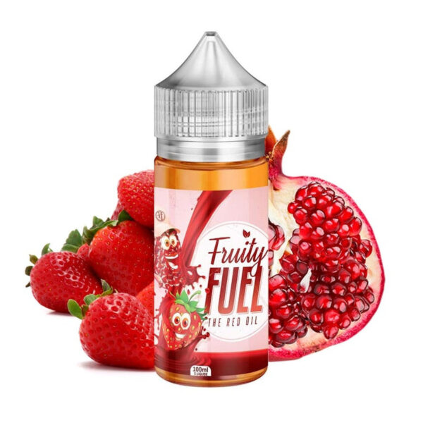 E-liquide Fruity Fuel - The Red Oil 100ml (Fraise, Grenade)
