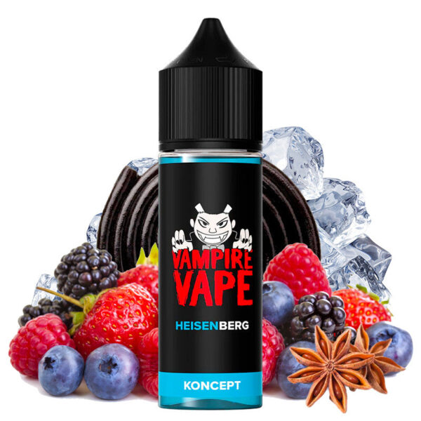 E-liquide Vampire Vape - Heisenberg 50ml (Fruits rouges, Menthe, Frais, Ice)