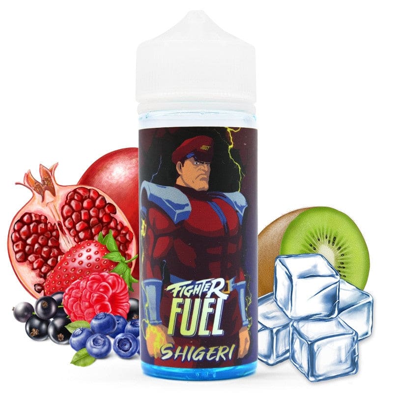 E-liquide Fighter Fuel by Maison Fuel - Shigeri 100ml (Fruits rouges, Grenade, Kiwi, Frais, Ice)