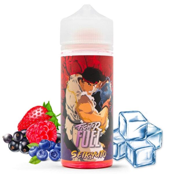 E-liquide Fighter Fuel by Maison Fuel - Seiryuto 100ml (Fraise,  Framboise, Mûre, Cassis, Frais, Ice)