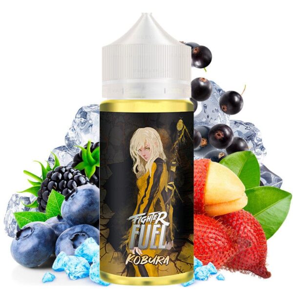 E-liquide Fighter Fuel by Maison Fuel - Kobura 100ml (Fruit du serpent, Cassis, Mûre, Myrtille, Frais, Ice)