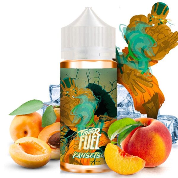 E-liquide Fighter Fuel by Maison Fuel - Kansetsu 100ml (Pêche, Abricot, Frais, Ice)