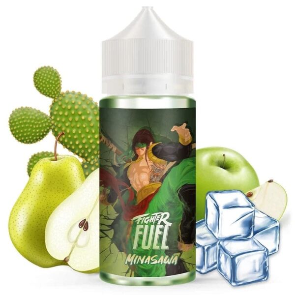 E-liquide Fighter Fuel by Maison Fuel - Minasawa 100ml (Poire, Pomme, Cactus, Frais, Ice)