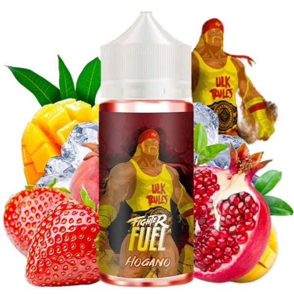 E-liquide Fighter Fuel by Maison Fuel - Hogano 100ml (Mangue, Grenade, Fraise, Frais, Ice)